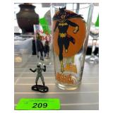 1976 Batgirl Pepsi Glass and 1992 Ertl Catwoman Fi