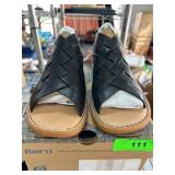 Born Black Leather Sandals with Box