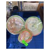 Three Handblown Art Glass Bowls