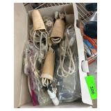 Boxed Lot of Electrical Cords and Accessories