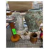 Ceramic Vase with Intricate Floral Patterns