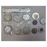 Coins, Including Replica Chinese Pieces