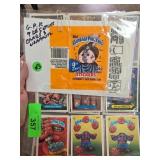 Garbage Pail Kids 9th Series Sticker Collection