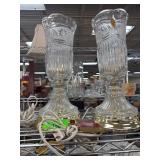 24% Lead Crystal Table Lamps