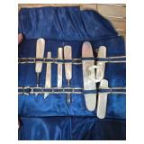 Mother-of-Pearl Grooming Set with Leather Case