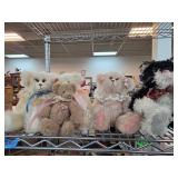 Four Plush Teddy Bears