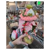 Decorative Frog Figurine in Floral Cup