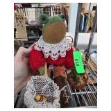 Handcrafted Frog Doll with Accessories