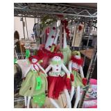 Five Holiday-Themed Fabric Figurines