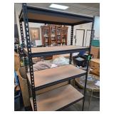 Metal Storage Shelving Unit With Four Levels