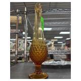 Amberina Hobnail Glass Bud Vase