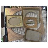 M.W. Carr & Co. Solid Brass Frames