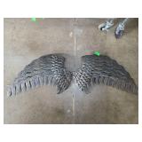 Decorative Metal Angel Wings Sculpture