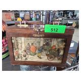 Anton Pieck Wooden Box with Illustration