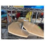 Elfa Rotating Wooden Shelves with Metal Hardware