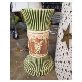 Roseville Donatello Pedestal with Cherub Design