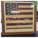 Warren Kimble American Folk Art Flag Print