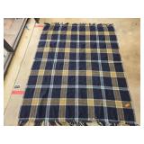 Vintage Plaid Wool Blanket