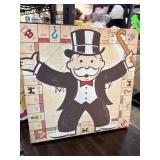 Monopoly Themed Wall Art With Mr. Monopoly