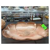 Frankoma 200 Brown Ceramic Flower Tray