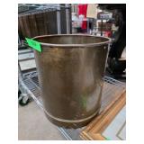 Brass Cylindrical Decorative Container