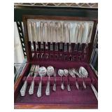 Reed & Barton Flatware Set in Wooden Box