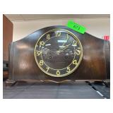 Kienzle Wooden Mantel Clock with Brass Mechanism