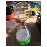 Clear Glass Hourglass With White Sand