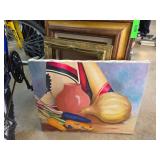 Paintings and Frames Lot
