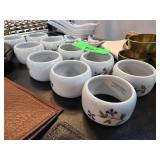 10 Bernardaud Limoges Napkin Rings