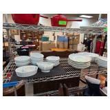 White Ceramic Tableware Set Mixed