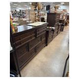 Dark Wood Bedroom Furniture Set