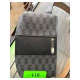 Michael Kors Black Monogram Crossbody Belt Bag