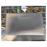 Michael Kors Gray Pebbled Leather Wallet