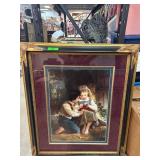 Framed Artwork by Roe-ART with Ornate Frame