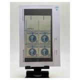 Block of 4 3-Cent Liberty Stamps