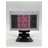 Block of Four Purple Canadian Stamps