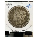 1883-S Morgan Silver Dollar Coin