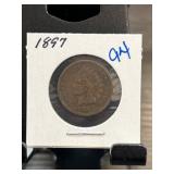 1857 United States One-Cent Coin