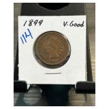 1899 Indian Head One Cent Coin