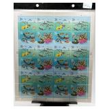 Sheet of 29-Cent Tropical Fish Stamps