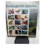 Endangered Species 1996 Stamp Sheet