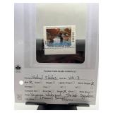 Virginia Waterfowl Stamp with Signature