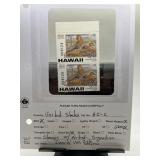 Hawaii Stamps With Artist Signature