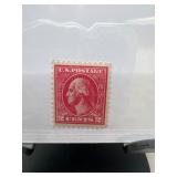 U.S. Washington Carmine 2 Cent Stamp