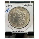 1898 Morgan Silver Dollar AU/UNC Condition
