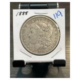 1888 Morgan Silver Dollar Coin