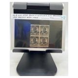 1923 Harding Memorial Issue Block of 4 Stamps