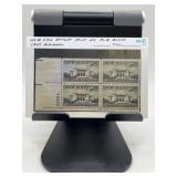 1947 US C34 Airmail Plate Block Sheet