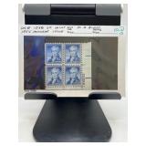 1954 5-Cent Monroe Plate Block Stamps